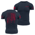 1776 Flag T-Shirt - Midnight Navy