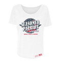 Women's Seasoned Patriot Slouchy Fit T-Shirt - White