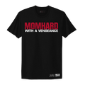 Women's Mom Hard Boyfriend Fit T-Shirt - Black