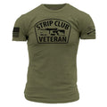 Strip Club Veteran T-Shirt - Military Green