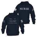 Nurse Defined Hoodie - Navy