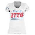Women's Keep It 1776 V-Neck - White