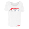 Women's Unapologetically American Slouchy T-Shirt - White