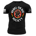 Rebel Or Die T-Shirt - Black