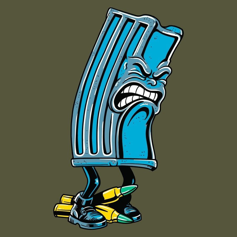 Mag Dump T-Shirt - Military Green