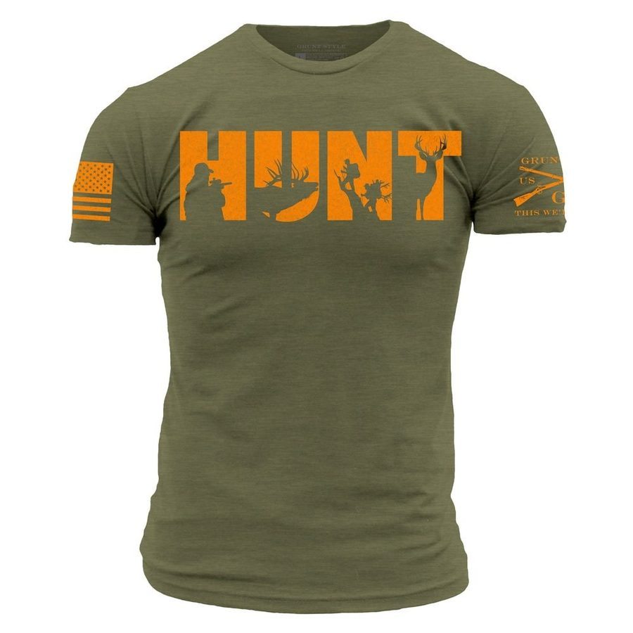 Hunt T-Shirt - Military Green