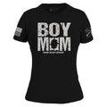 Women's Boy Mom Slim Fit T-Shirt - Black