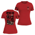 Women's Mission RED Slim Fit T-Shirt - Red