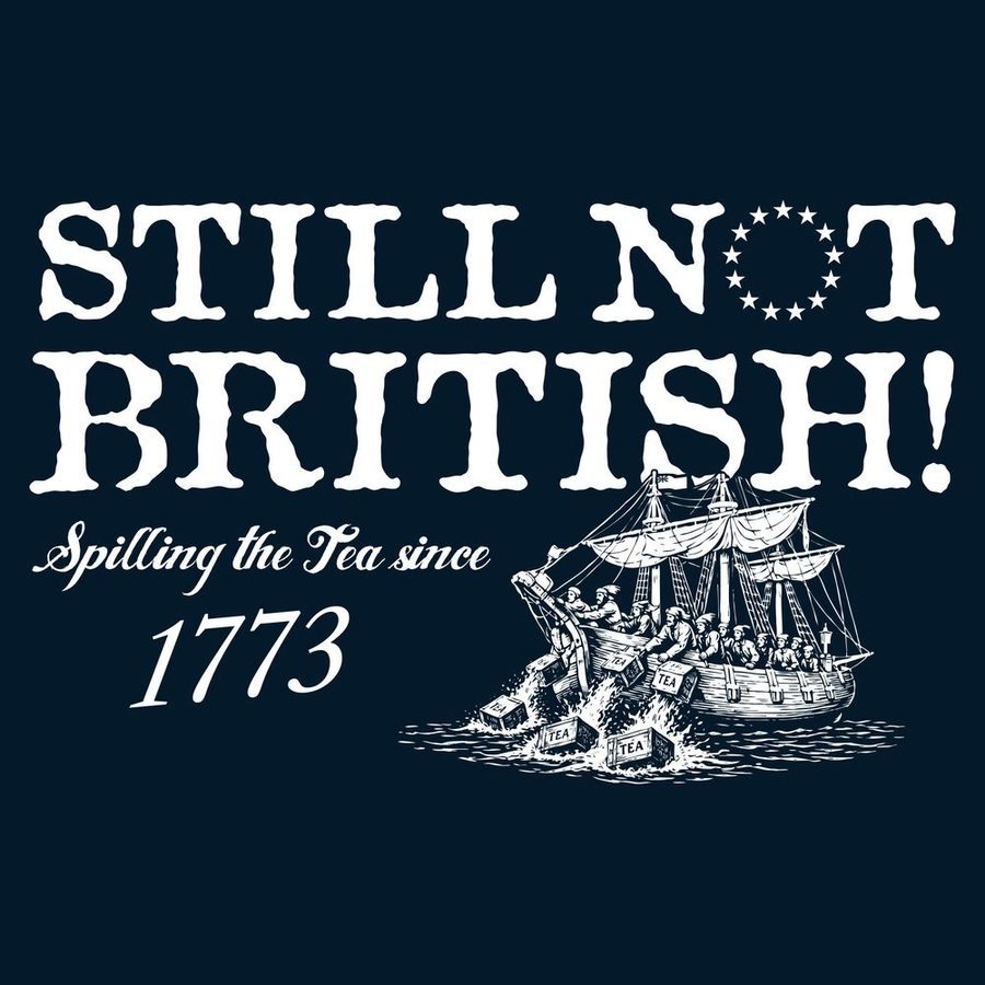 Still Not British T-Shirt - Midnight Navy