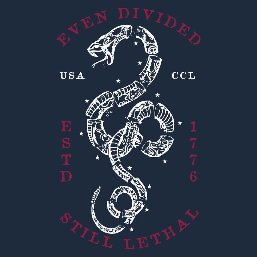 Even Divided T-Shirt - Midnight Navy