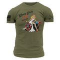 Keeping Liberty Lit T-Shirt - Military Green