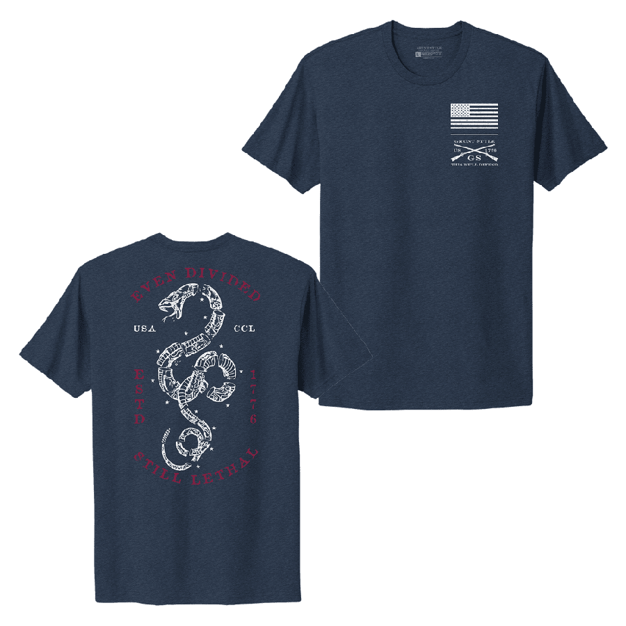 Women's Even Divided Boyfriend Fit T-Shirt - Midnight Navy