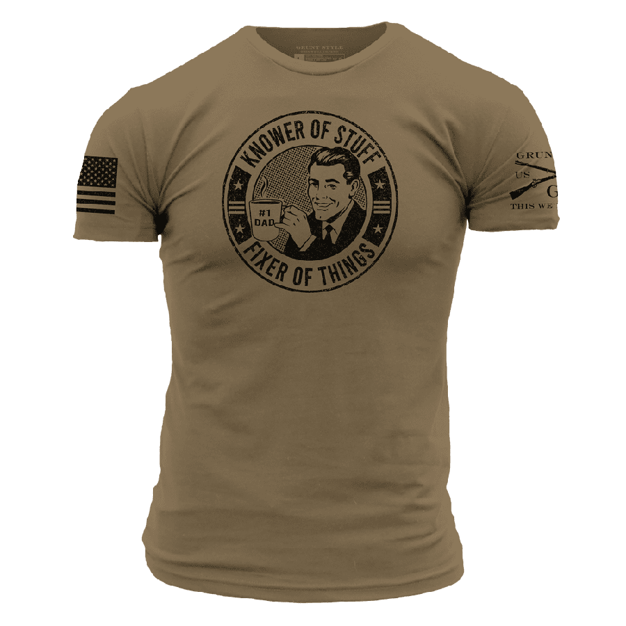 Knower of Stuff T-Shirt - Combat Green