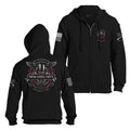 From Ashes Full-Zip Hoodie - Black
