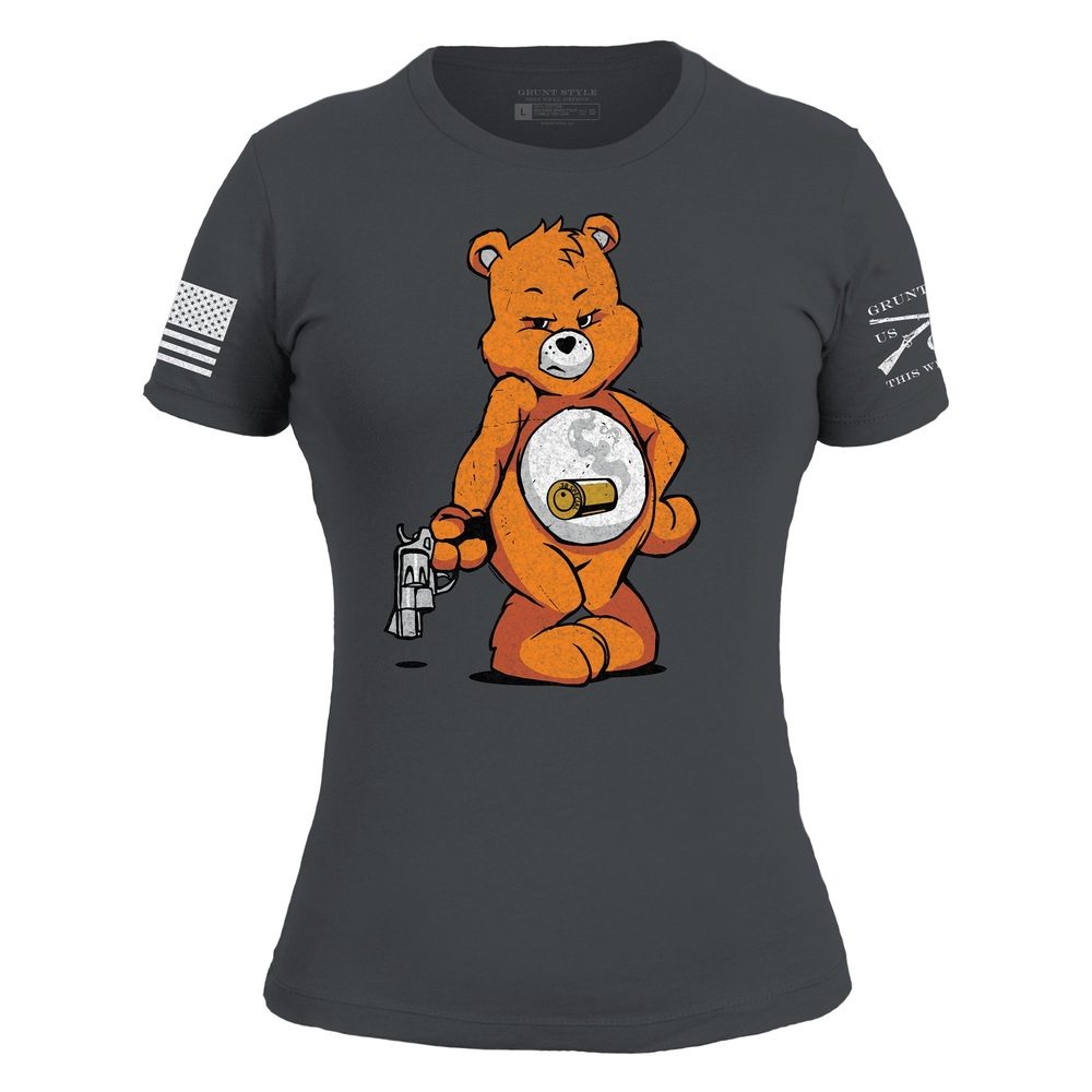 Women's Bang Bear Slim Fit T-Shirt - Heavy Metal