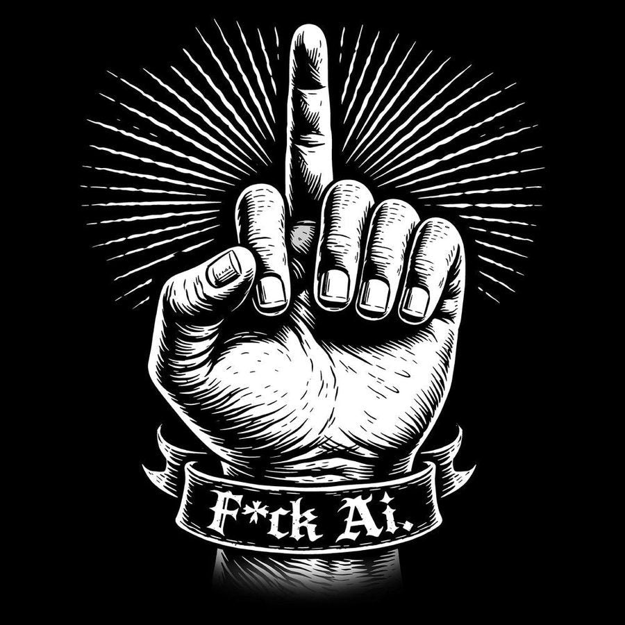 F*ck AI T-Shirt - Black