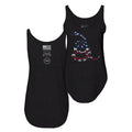Women's Freedom Gadsden Flowy Tank - Black