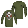 Born Defiant Long Sleeve - Military Green