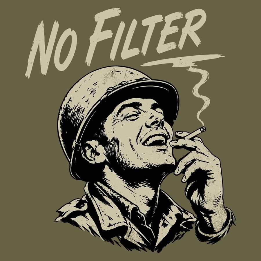 No Filter T-Shirt - Military Green