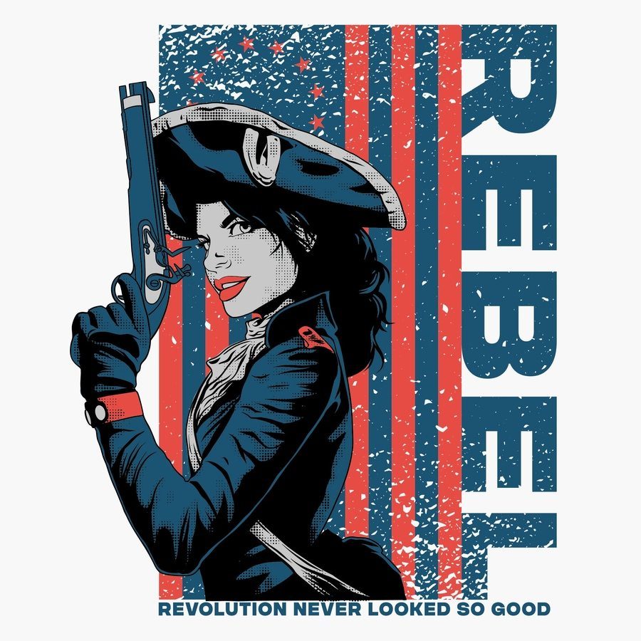 Women's Rebel Flowy Tank - White