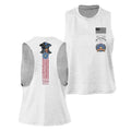 Women's Defy Racerback Cropped Tank - White