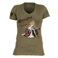Women's Keeping Liberty Lit V-Neck - Military Green