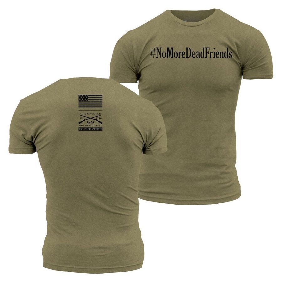 Grunt Style Foundation No More 2.0 T-Shirt - Military Green