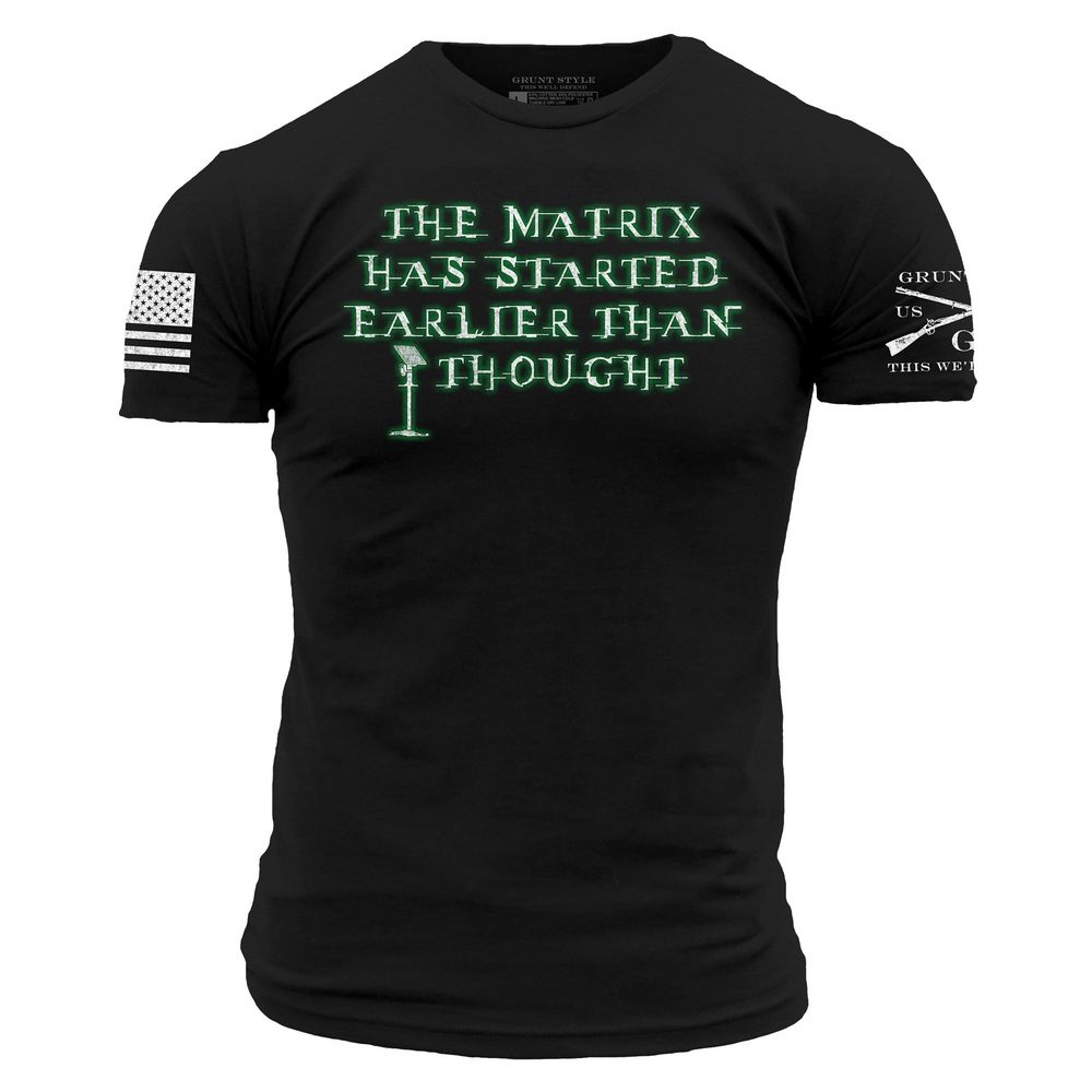 Flock Matrix T-Shirt - Black