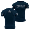 CFP Freedom Has A Cost Men's Tee - Midnight Navy