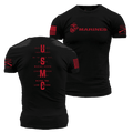 USMC - Lives Forever T-Shirt - Black