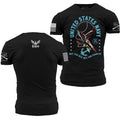 USN - For Country T-Shirt - Black
