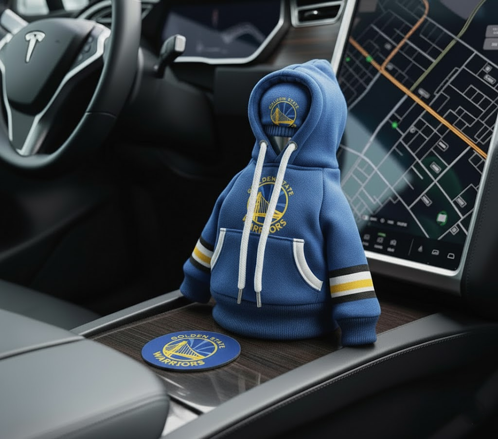 Golden State Warriors Car Gear Shift Hoodie – NBA Car Accessory