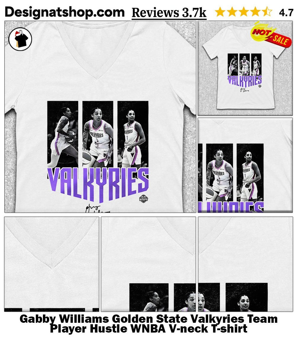 Gabby Williams Golden State Valkyries Team Player Hustle WNBA shirt