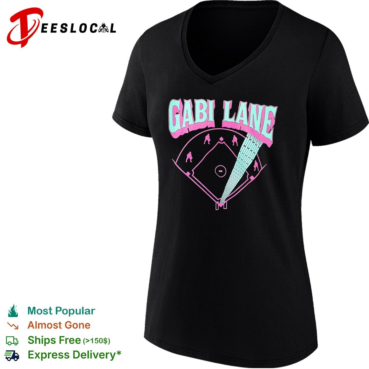 Gabi Lane baseball shirt