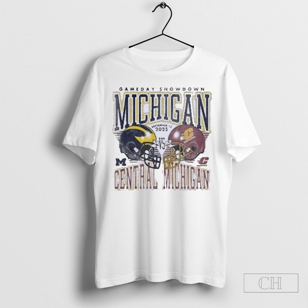 Gameday 2025 Michigan Vs Central Michigan Helmet
