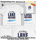 Geography Souvenir It’s Still Lake Ontario Always Has Been Always Will Be Shirt