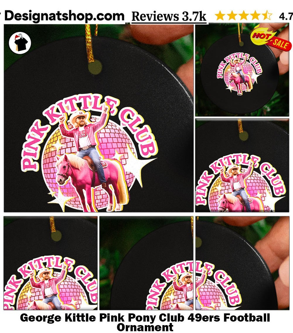 George Kittle Pink Pony Club 49ers Football shirt