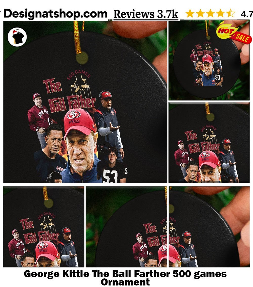 George Kittle The Ball Farther 500 games shirt