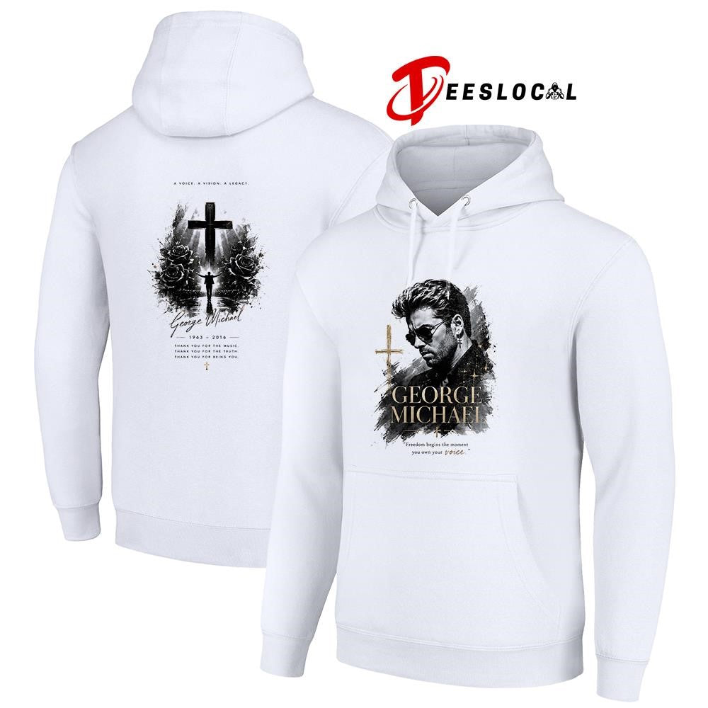 George Michael freedom begins the moment you own your voice shirt
