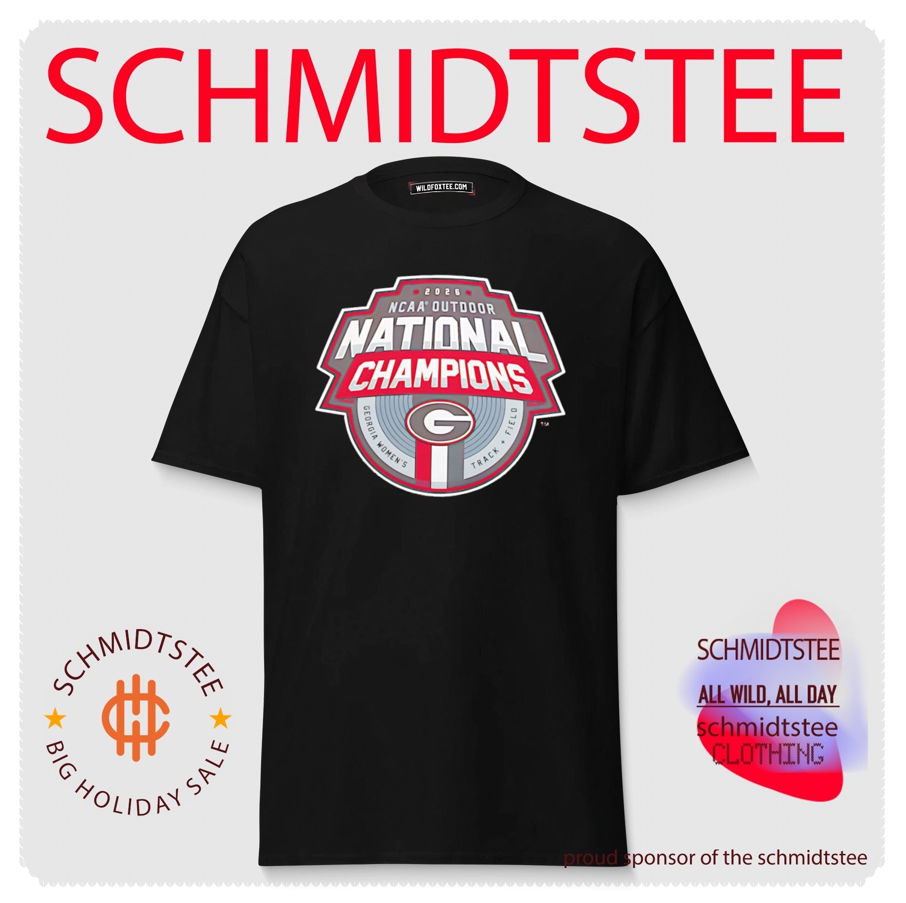 Georgia Bulldogs 2026 NCAA Women’s Outdoor Track & Field National Champions shirt