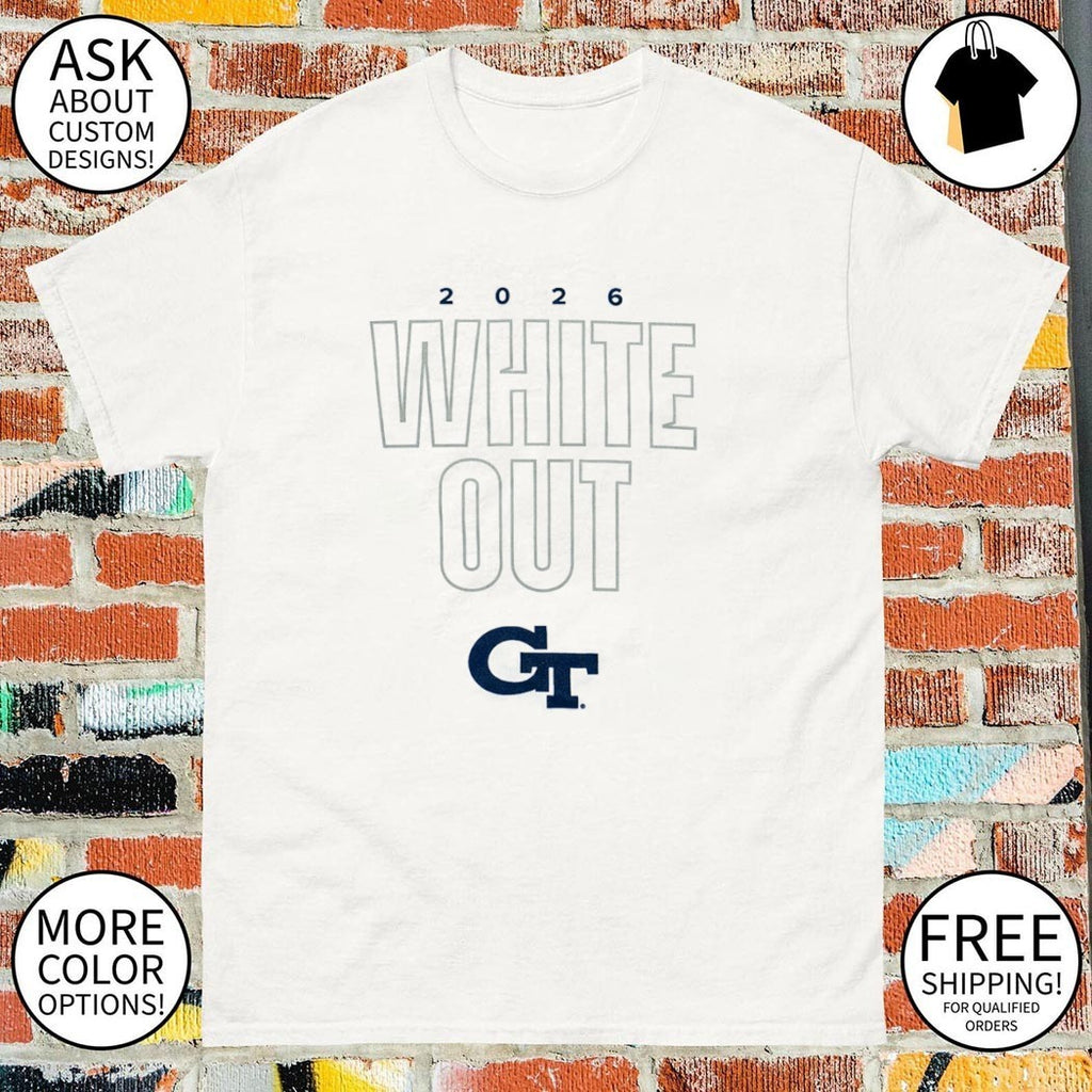 Georgia Tech Football 2026 white out shirt