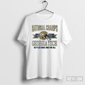 Georgia Tech Yellow Jackets 1990 National Champs Settled Once And For All Tee Shirts