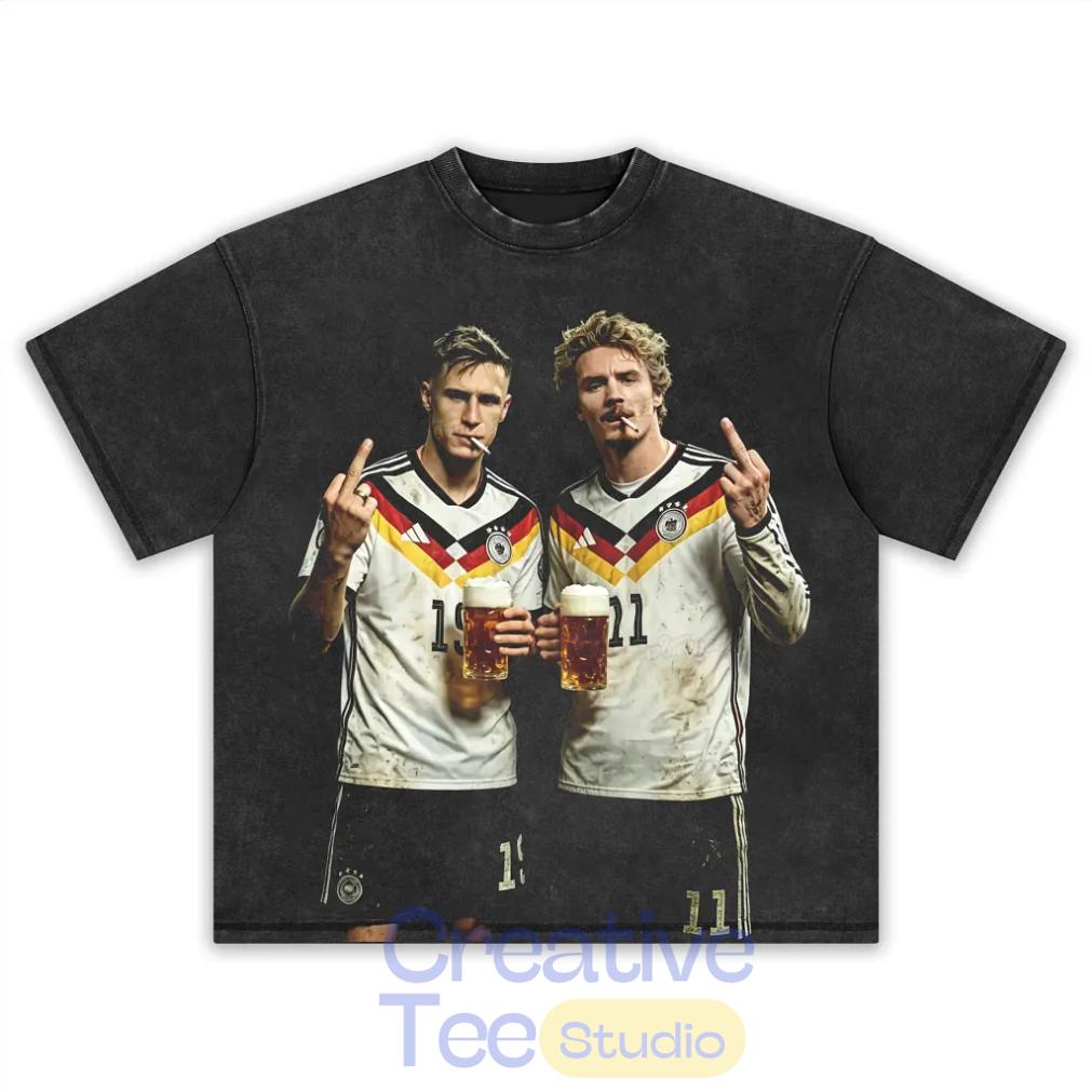 Germany Smoke Break Streetwear T-Shirt