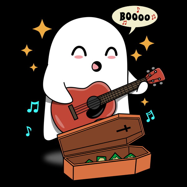 Ghost Busker Funny Halloween