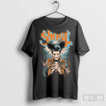 Ghost Ribs And Bats Skeleton Halloween T Shirt Jpg