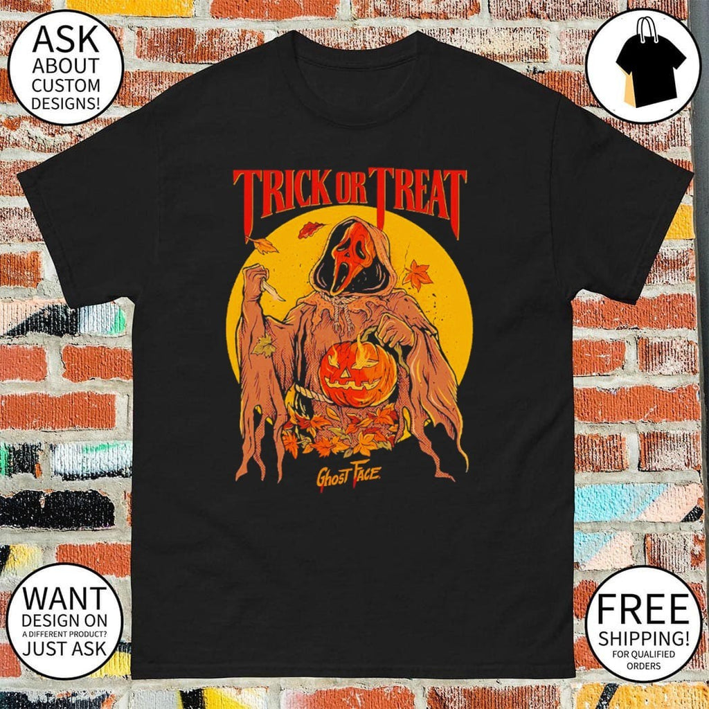 Ghostface says Trick or Treat Halloween shirt