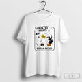 Ghostly Nights And Human Rights Halloween Shirt Sweater
