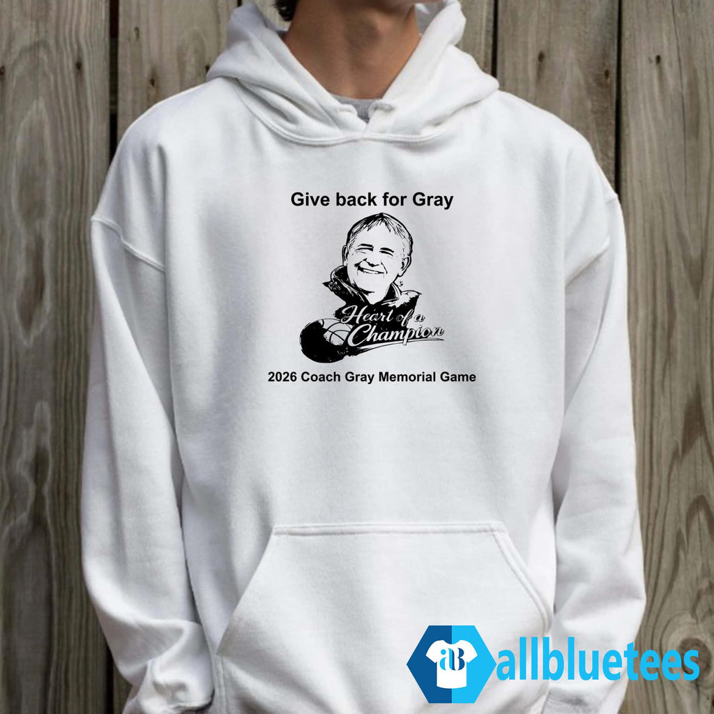 Give Back For Gray 2026 Coach Gray Memorial Game Shirt