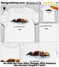 Go With the Flow Otter Vintage 2001 National Geo Society Graphic shirt