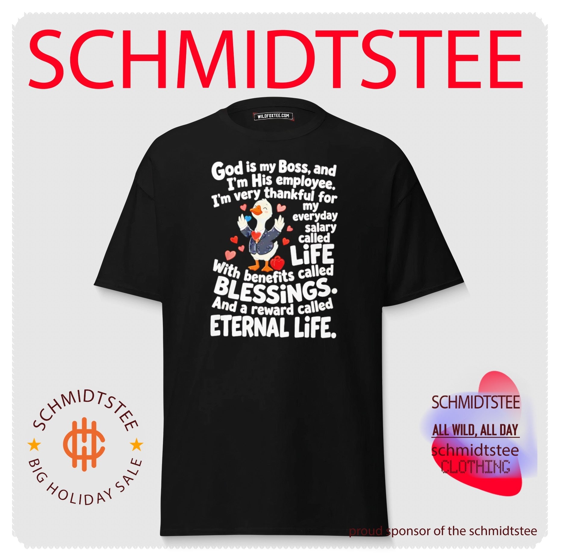 God Is My Boss Christian Faith Shirt